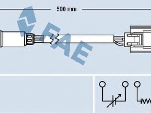 Sonda Lambda MAZDA 3 BK FAE 77503