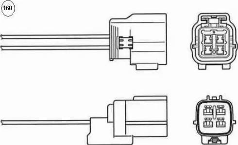 Sonda Lambda MAZDA 6 (GH), Hatchback, 08.2007 - 07.2013 NGK 97901