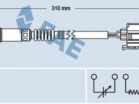 Sonda Lambda MERCEDES-BENZ C-CLASS cupe C204 FAE 77427