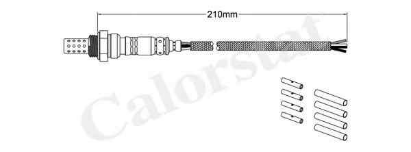 Sonda Lambda MERCEDES-BENZ C-CLASS W202 CALORSTAT by Vernet LS040041