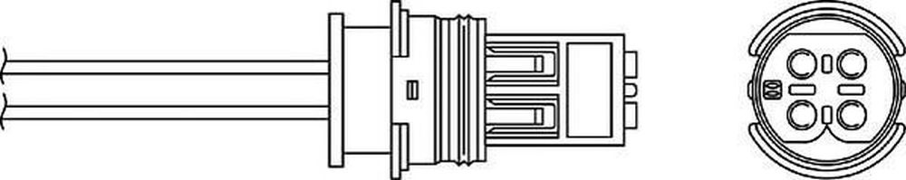 Sonda Lambda MERCEDES-BENZ CLK C208 BERU OPH041