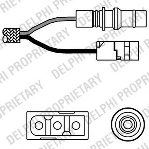 Sonda Lambda MERCEDES-BENZ E-CLASS W124 DELPHI ES1