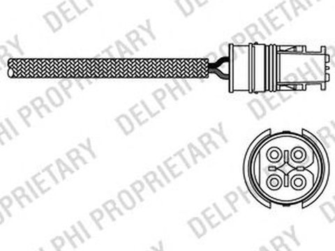 Sonda Lambda MERCEDES-BENZ S-CLASS cupe C216 DELPHI ES2031312B1