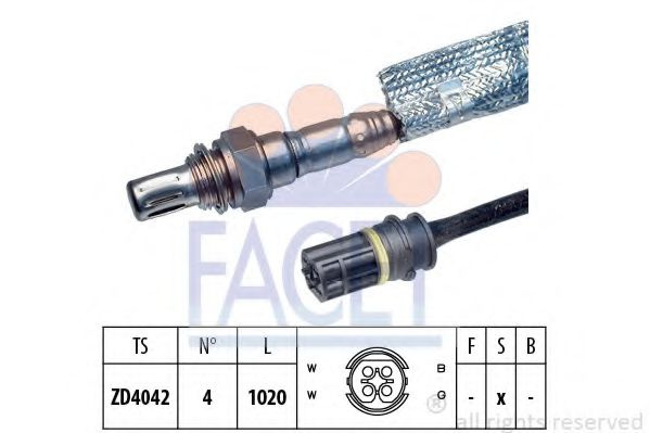 Sonda Lambda MERCEDES CLK (C208) (1997 - 2002) FACET 10.7957