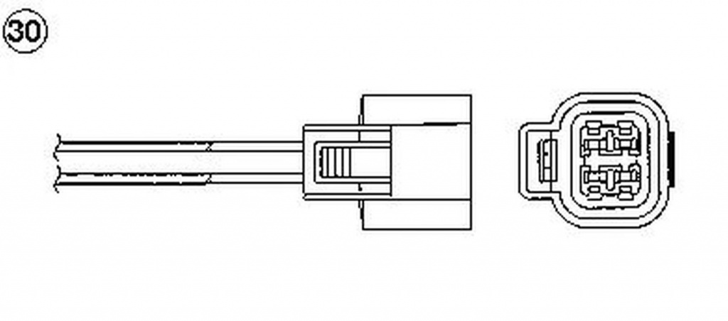 Sonda Lambda MITSUBISHI ECLIPSE II D3 A NGK OZA686-EE9