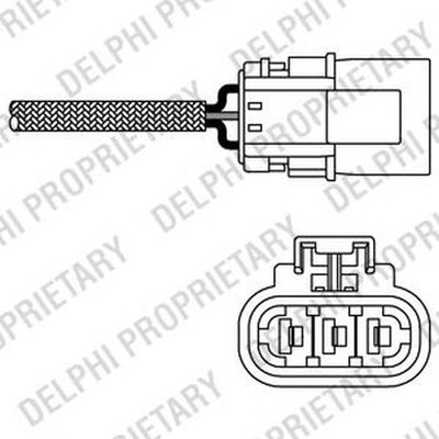 Sonda Lambda NISSAN PATHFINDER II R50 DELPHI ES104