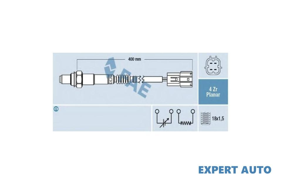 Sonda lambda Nissan PRIMERA Traveller (WP12) 2002-2016 #8 0258006462