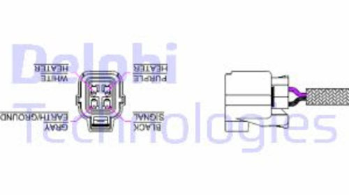 Sonda lambda (numar fire 4, 540mm) VOLVO S60 I, AUDI A6 C5, BMW 1 (E81), 1 (E87), 3 (E90), 3 (E91), X3 (E83), CHEVROLET AVEO/KALOS, SPARK, CHRYSLER 300C, VOYAGER IV 1.0-5.7 01.88-