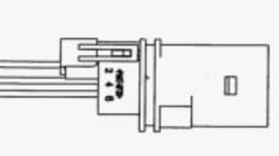 Sonda lambda (numar fire 5, 680mm) AUDI A3, A4 B7,