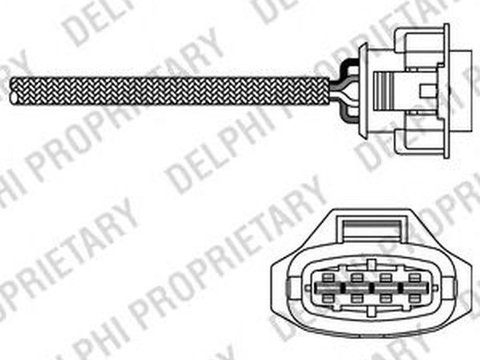 Sonda Lambda OPEL COMBO caroserie inchisa combi DELPHI ES2028412B1