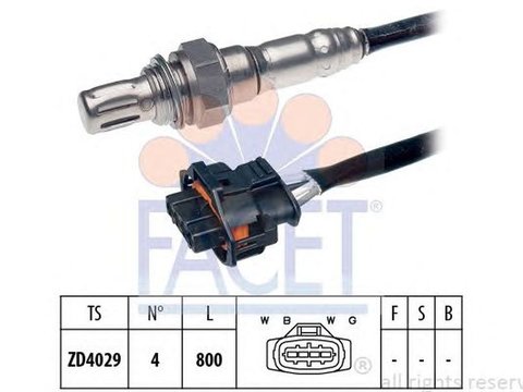 Sonda Lambda OPEL TIGRA TwinTop FACET FA 10.7342