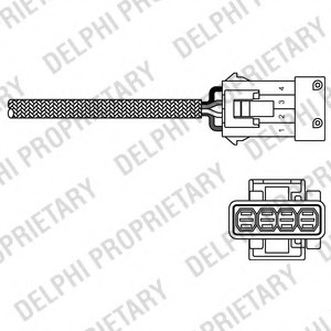 Sonda lambda # Peugeot 106 1996 1997 1998 1999 2000 2001 2002 2003 2004 # ES20255 12B1 # DELPHI