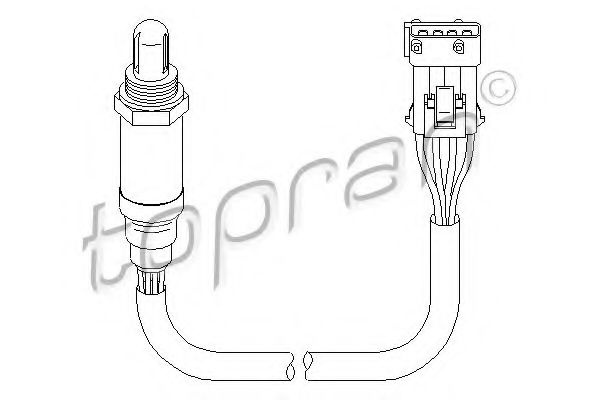 Sonda Lambda PEUGEOT 106   (1A, 1C) (1991 - 1996) TOPRAN 721 857