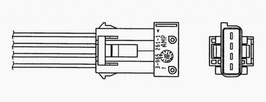 Sonda Lambda PEUGEOT 208 NGK OZA628-U3