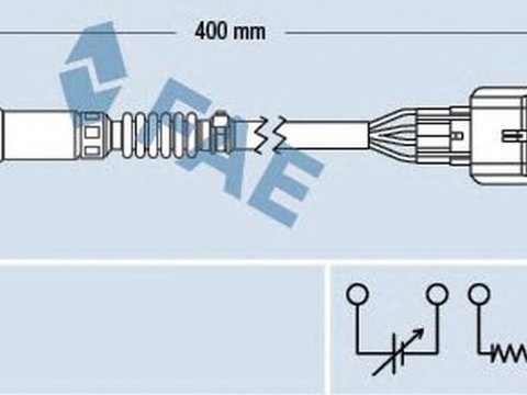 Sonda Lambda RENAULT CLIO III BR0 1 CR0 1 FAE 77506