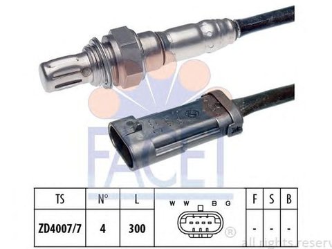 Sonda Lambda RENAULT LOGAN I combi KS FACET FA 10.7281