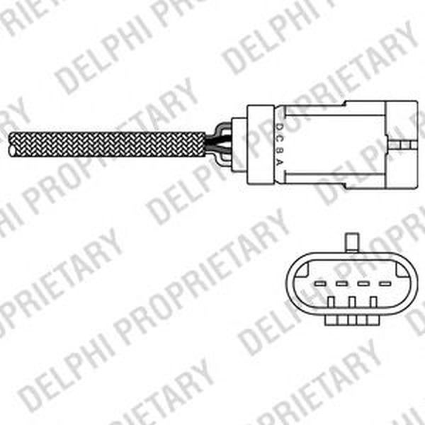 Sonda Lambda RENAULT MEGANE II BM0 1 CM0 1 DELPHI 
