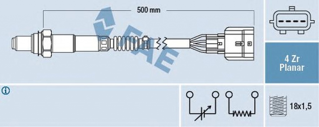 Sonda Lambda RENAULT MEGANE III hatchback BZ0 FAE 77492