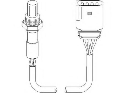 Sonda Lambda SEAT AROSA (6H), VW LUPO (6X1, 6E1), VW POLO (6N2) - TOPRAN 111 604