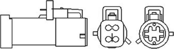 Sonda Lambda Sonda lambda numar fire 4 525mm FORD 