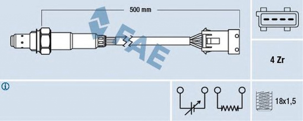 Sonda Lambda VOLVO XC70 CROSS COUNTRY FAE 77232