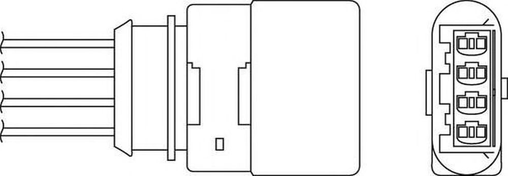 Sonda Lambda VW NEW BEETLE 9C1 1C1 BERU OPH067