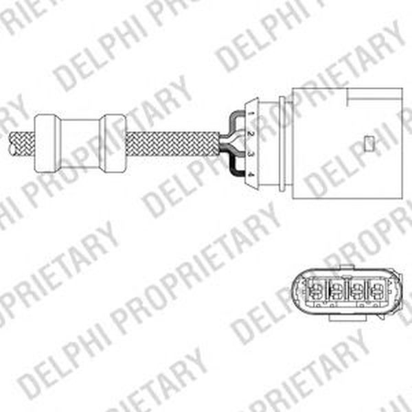 Sonda Lambda VW NEW BEETLE 9C1 1C1 DELPHI ES2034812B1