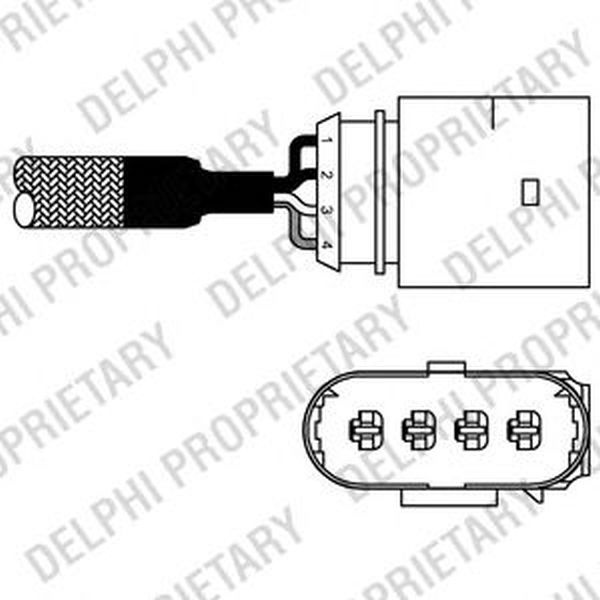Sonda Lambda VW POLO Variant 6KV5 DELPHI ES1098112