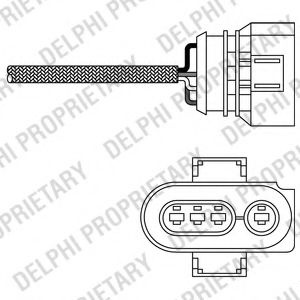 Sonda Lambda VW VENTO (1H2) (1991 - 1998) DELPHI ES20256-12B1 piesa NOUA