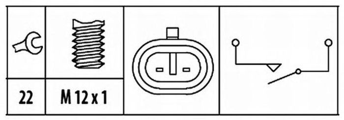 Sonda marsarier FIAT BRAVO II 198 HELLA 6ZF181612021