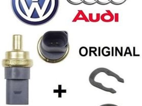 Sonda temperatura apa 2 pini mufa ovala originala VW AUDI SEAT SKODA 06A919501A