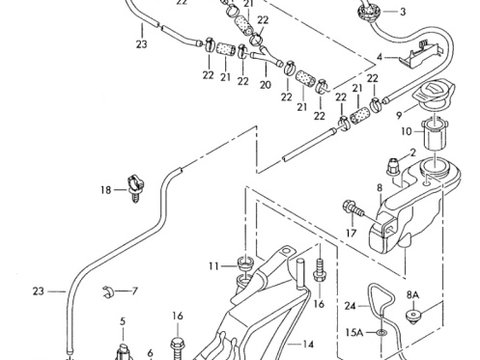 Spalator parbriz 8E0 955 987 B Audi A8 D3 3.0 TDI 2004 ASB OEM 8E0955987B