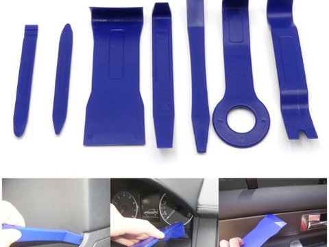 Spatule plastic demontare trimuri accesorii auto