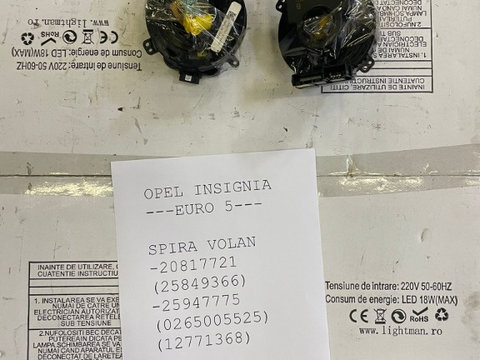 Spira volan airbag Opel Insignia 2.0 CDTI A20DT A20DTH
