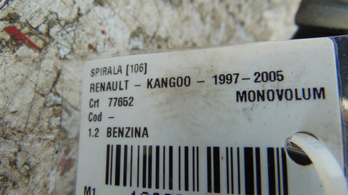 Spirala Renault Kangoo din 2003 , motor 