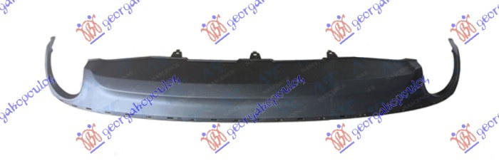 SPOILER BARA SPATE (2 Esapament) (CU ORIFICII BANDOU) SEDAN/BREAK, AUDI, AUDI A6 10-14, 128006395