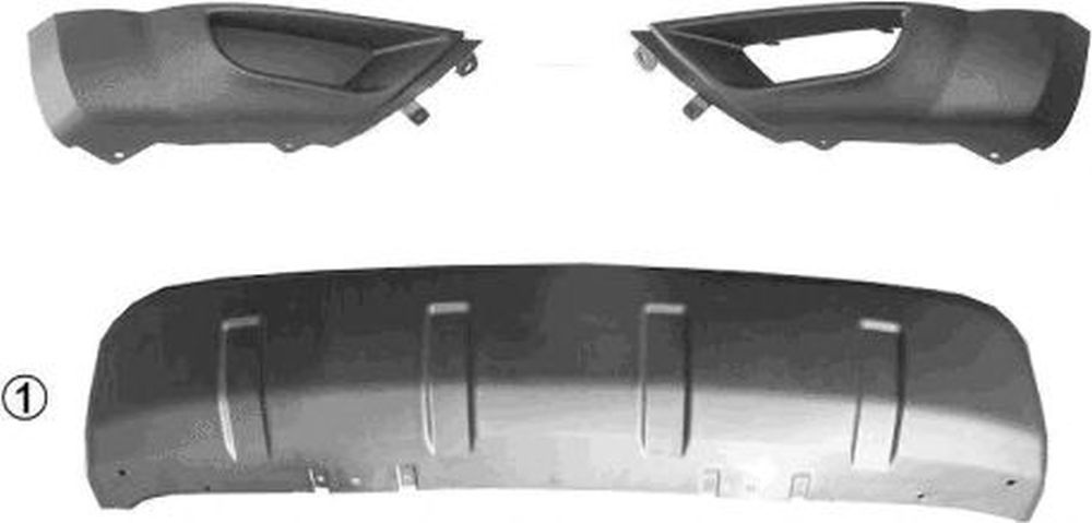 Spoiler MITSUBISHI OUTLANDER II CW W VAN WEZEL 3272500