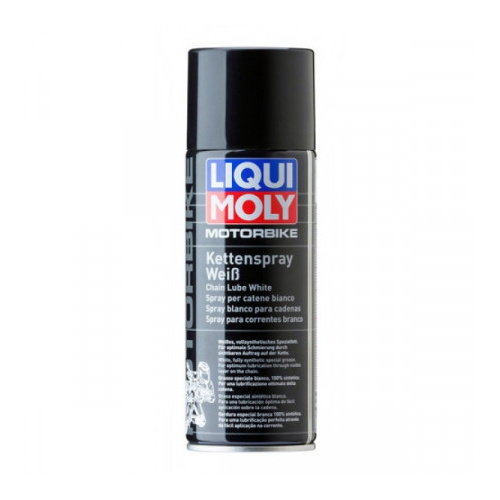 Spray alb Liqui Moly ungere lanţ MOTORBIKE, 400 ml