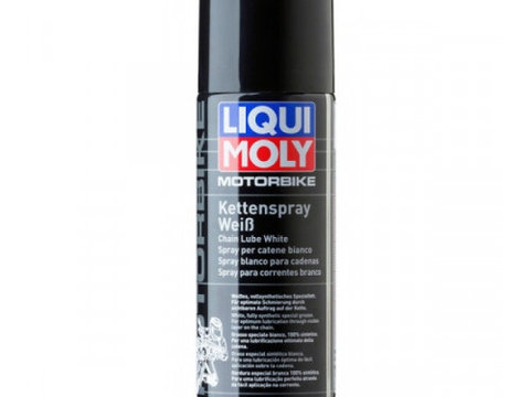Spray alb Liqui Moly ungere lanţ MOTORBIKE, 400 ml