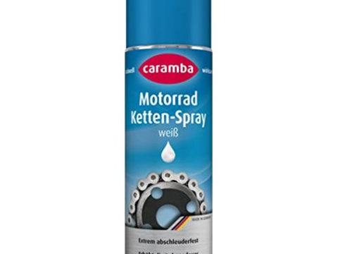 Spray cu vaselina pentru lanturi de motocicleta CARAMBA 300 ml, alb