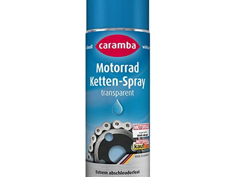 Spray cu vaselina pentru lanturi de motocicleta CARAMBA 300 ml, transparent