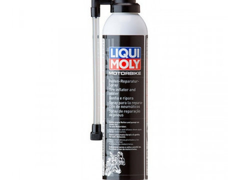 Spray Liqui Moly reparatie pneuri Motorbike, 300 ml