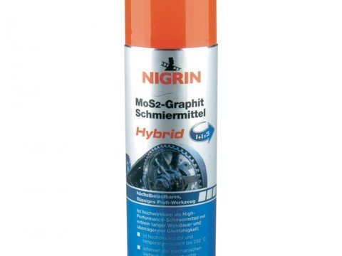 Spray lubrifiant MoS2-Graphit Nigrin 150ml
