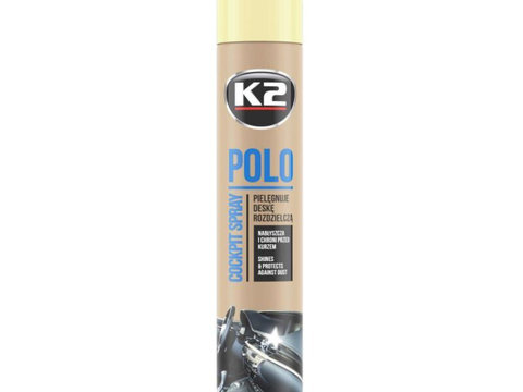 Spray silicon bord Polo K2 750ml - Vanilie K407VAN