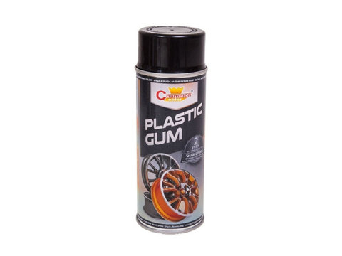 Spray vopsea cauciucata NEGRU Plastic Gum Champion ERK AL-280317-2