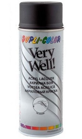 Spray Vopsea Dupli-Color Very Well Negru Mat 400ML