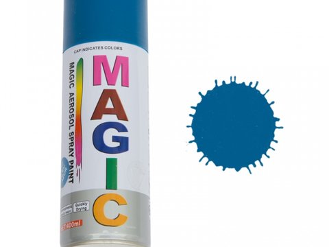 Spray vopsea MAGIC BLEU Azur , 400 ml.