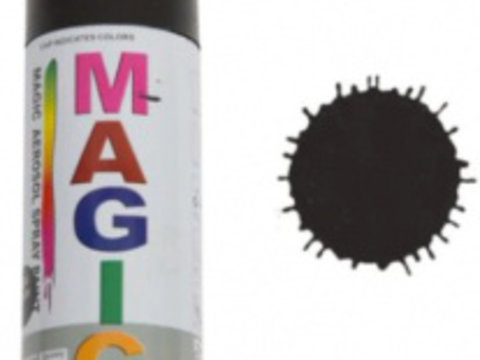 Spray vopsea MAGIC Negru mat