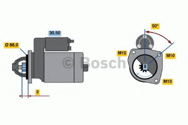 Starter RENAULT MEGANE I Classic (LA0/1) (1996 - 2