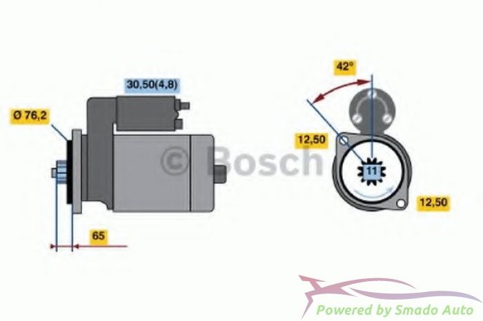 Starter VW TIGUAN 5N 2.0 TDI 4motion 11.2007 ... Prezent 1968 Motor Diesel